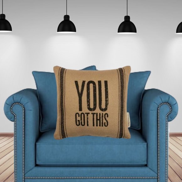 Primitives by Kathy Tan and Black Motivational Pillow - Picture 2 of 2